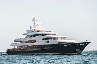 Yacht deck detail